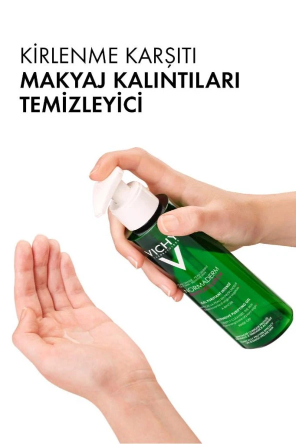 Vichy Normaderm Phytosolution Arındırıcı Yüz Temizleme Jeli, Yağlı ve Karma Ciltler 400 ml 3337875663083 - 3