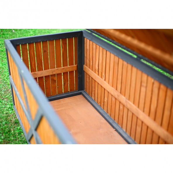 MANDU Ahşap Bahçe Sandığı - 4