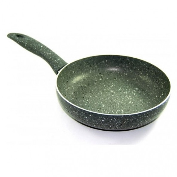 New and Single Tava Granit Tek Kulp 20 cm Yanmaz Tava Kızartma Yumurta Tavası