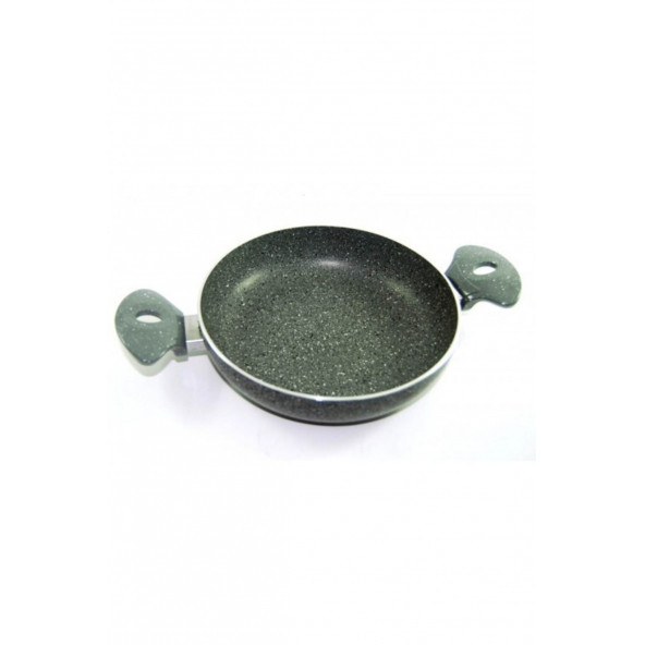 New and Single Granit Cift Kulp 18 cm Tava Yumurta Tavası Yanmaz Yapışmaz Tava