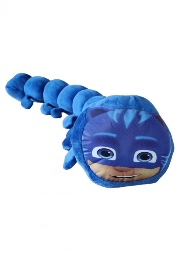 Pijamask 75 Cm Renkli Tırtıl Yastık Uyku Arkadaşı Pjmask