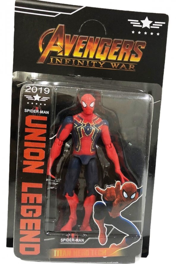 Avergers Spiderman Örümcek Adam 17cm Işıklı Marvel Figür Karakter