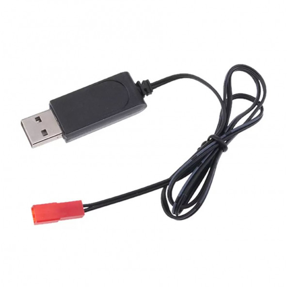 Kumandalı Uçak Drone oyuncak 3.6V -3.7V Dişi Kırmızı  Konnektör Lipo  Batarya Adaptör Şarj USB kablo - 4
