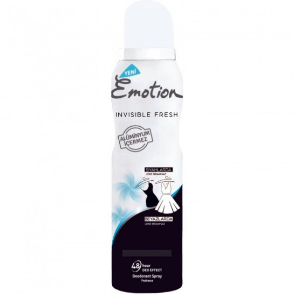 Emotion Invisible Fresh Kadın Deodorant 150 ml