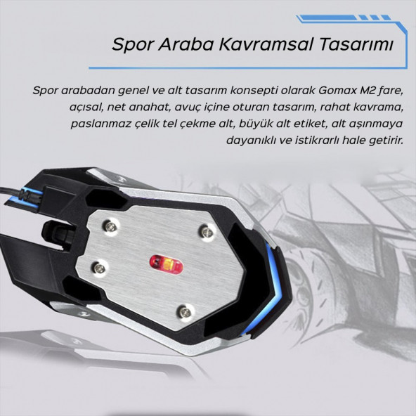 GAMİNG MOUSE M2 RGB IŞIKLI OPTİK OYUNCU FARESİ - GAMİNG MOUSE - 3