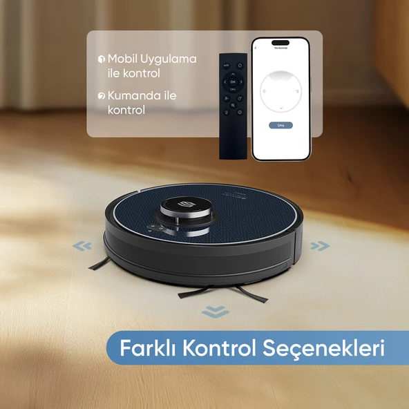 katya Z Akıllı Robot Süpürge Mop Özellikli - 6
