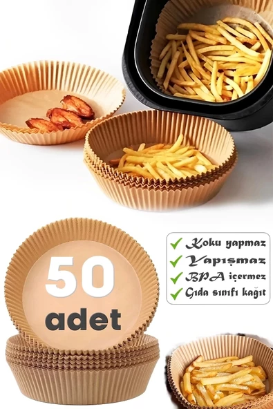 Airfryer Pişirme Kağıdı Hava Fritözü Yağ Geçirmez Kalıp Xiaomi Philips Tefal Kumtel Modeller İle
