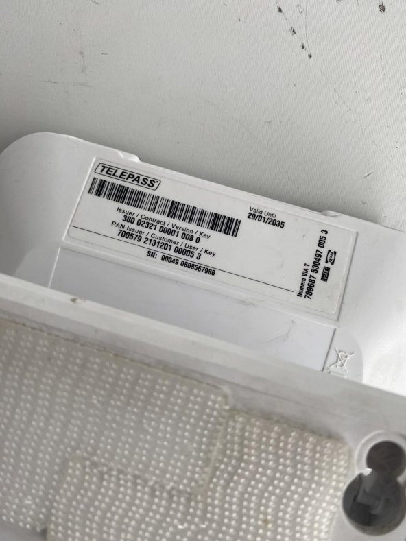 Telepass Sat Mobil Avrupa Otoyol Geçiş Ücreti Ödeme Cihazı 2. El - 5