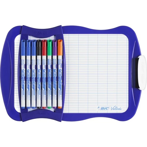 Bic Mini Beyaz Tahta + 8 Adet Tahta Kalemi + Silgi - 2