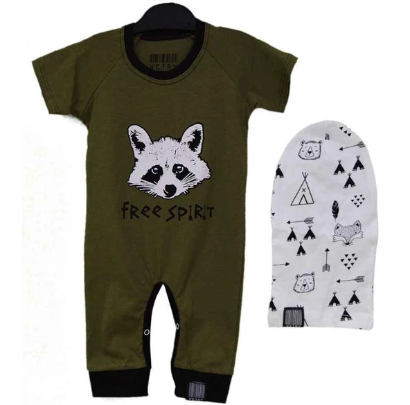 Raccoon Şapkalı Tulum Takım 84783 - 2