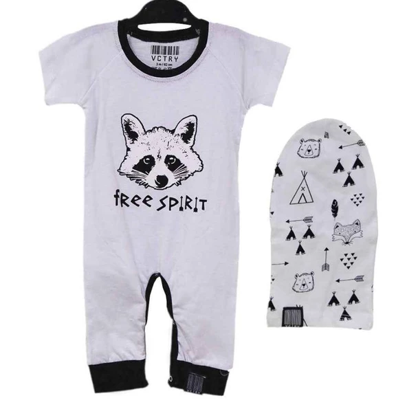 Raccoon Şapkalı Tulum Takım 84783 - 4