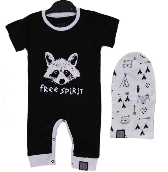 Raccoon Şapkalı Tulum Takım 84783 - 5