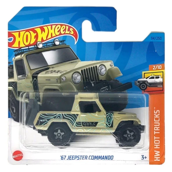 Hot Wheels Tekli Arabalar 67 JEEPSTER COMMANDO HKJ02 - 4