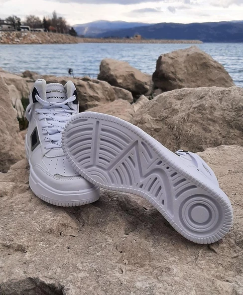 Dunlop 2238-2243 Beyaz, Fuspetli Ortapedik Boğazlı  Basket Spor Ayakkabı - 4
