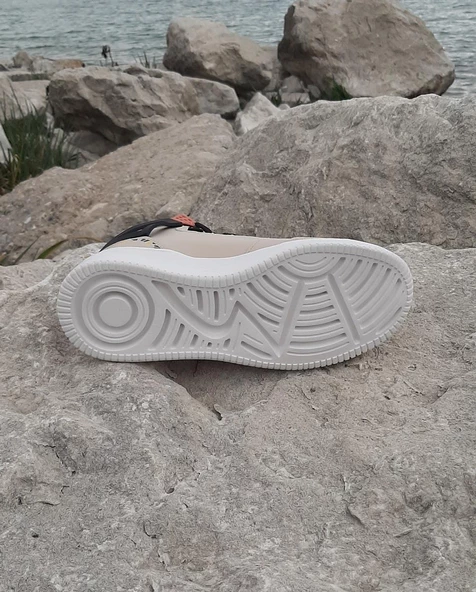 Dunlop 2243 Bej Renk Fuspetli Ortapedik Boğazlı Spor Ayakkabı - 5