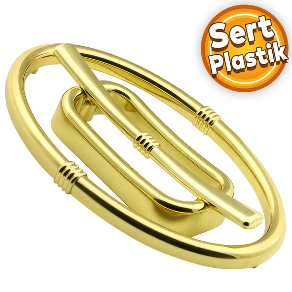 Büyük Zümre Mobilya Çekmece Mutfak Kapak Dolap Dolabı Kulpu Kulbu 32 Mm Gold Sert Plastik Kulpları