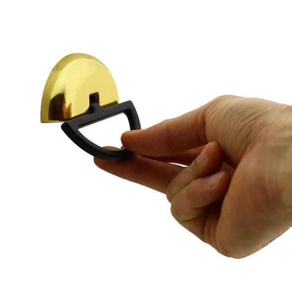 Montana Çekmece Dolap Dolabı Kulpu Kulbu 32 Mm Sert Plastik Mat Siyah Gold Kulpları Mobilya Mutfak - 4