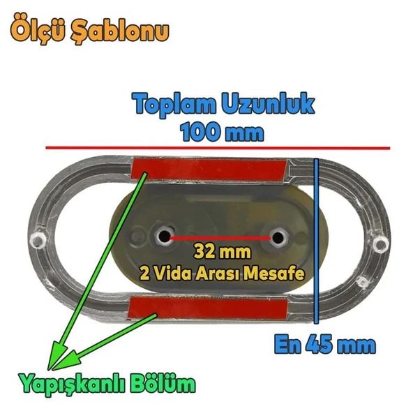 Küçük Trend Düğme Mobilya Mutfak Çekmece Dolap Dolabı Kapak Kulpu Kulbu Plastik Krom Kulpları 32 Mm - 2