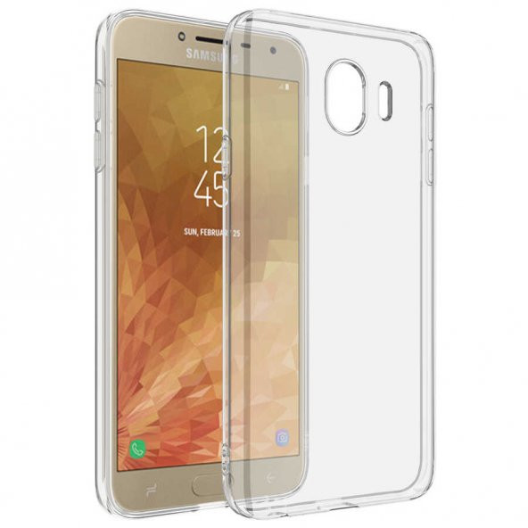 Samsung Galaxy J4 Kılıf Şeffaf Silikon Hibrit Case Kapak - 3