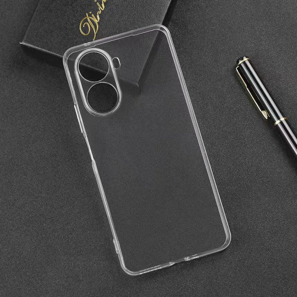 Huawei Nova 10 SE Kılıf Şeffaf Silikon Hibrit Case Kapak - 2