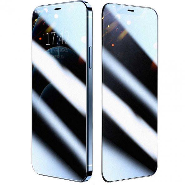 Apple iPhone 11 Pro Max Hayalet Rika Privacy Temperli Cam Ekran Koruyucu