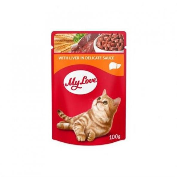 My Love Sos İçinde Ciğerli Pouch Kedi Maması 100 Gr - 2