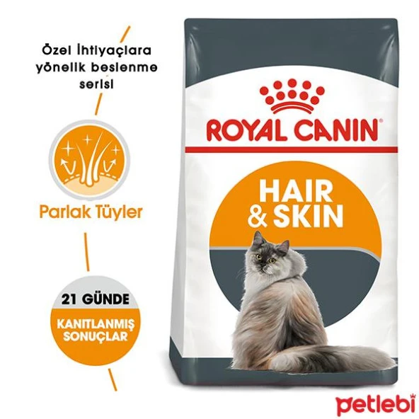 Royal Canin Hair & Skin Tüy Ve Deri İçin Kedi Maması 2 Kg