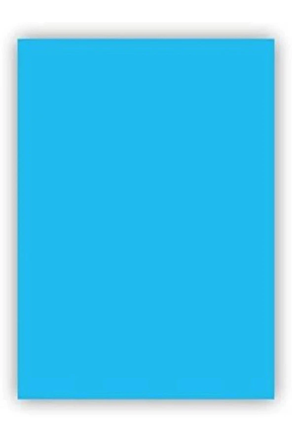 Umur Fosforlu Fon Kartonu (fluo) 160 Gram 50 x 70 Cm Fosforlu Mavi (100 Lü Paket) - 1