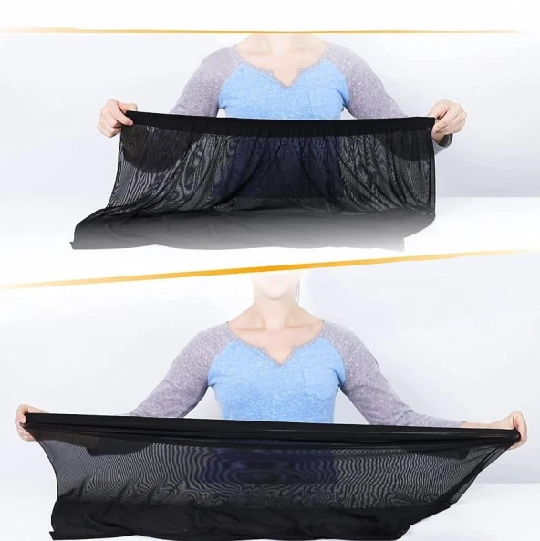 OTO MOTTO Araba Oto Yan Cam Perdesi Güneşlik Sineklik Sağ Sol TK. - 5