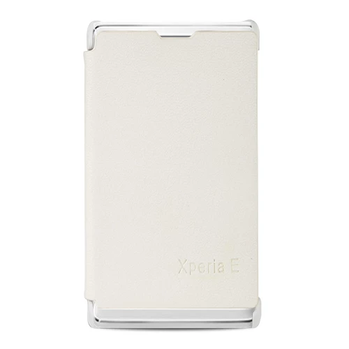 Sony Xperıa E C1505 Flip Case Kılıf Beyaz