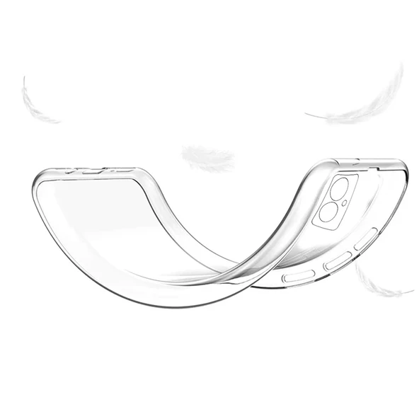HTC Desire 516 Kılıf Soft Silikon Şeffaf Arka Kapak - 3