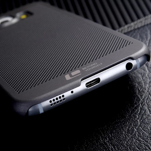 Samsung Galaxy A7 (A700) Loopee Point Sert Arka Kapak Gold - 3