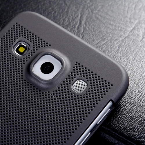 Samsung Galaxy A7 (A700) Loopee Point Sert Arka Kapak Siyah - 2