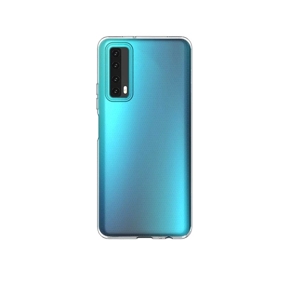 Smcase Huawei P Smart 2021 Kılıf Lüks Tpu Silikon  Nano Ekran Koruyucu