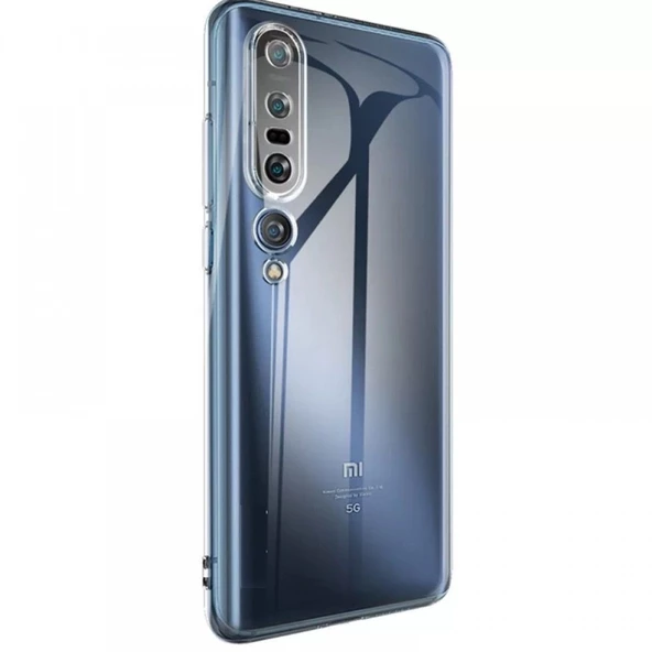 Smcase Xiaomi Mi Note 10 Kılıf Kamera Korumalı Silikon