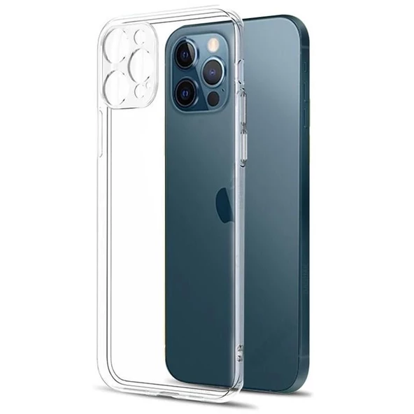 Smcase iPhone 12 Pro Max Kılıf Kamera Korumalı Silikon