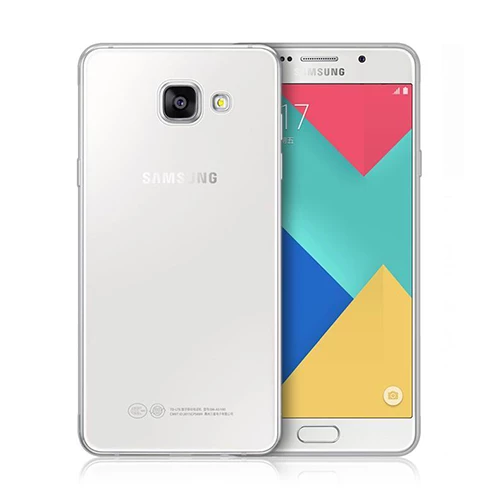 Samsung Galaxy A9 (A9000) Kılıf Soft Silikon Şeffaf Arka Kapak - 1