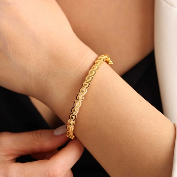 Altın Sarmaşık Kelepçe Füzyon - 3