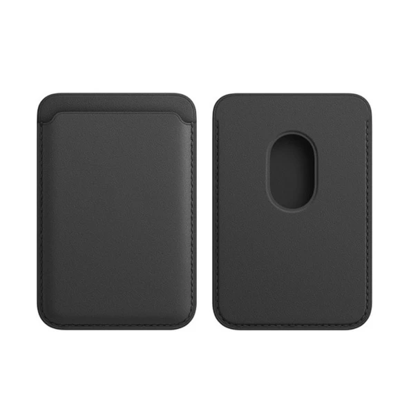Smcase iPhone 12 Mini Kılıf Mıknatıslı Suni Deri Kartlıklı Cüzdan - 6