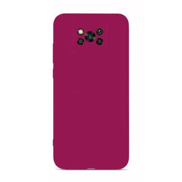 Smcase Xiaomi Poco X3 NFC Kılıf Mat Kamera Korumalı Silikon - 3