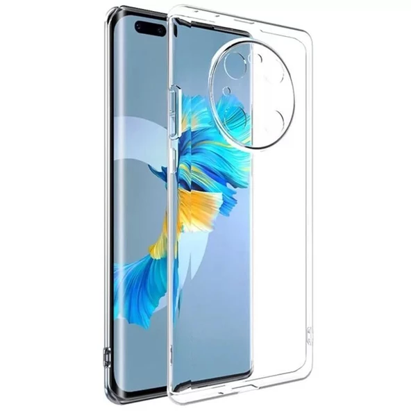 Smcase Huawei Mate 40 Pro Kılıf Kamera Korumalı Silikon