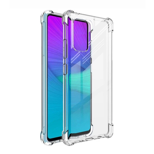 Smcase Samsung Galaxy S20 FE Kılıf Darbe Korumalı Silikon  Nano Ekran Koruyucu