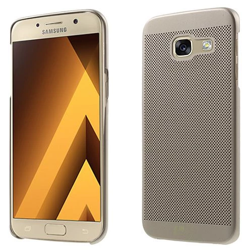 Samsung Galaxy A3 2017 (A320) Loopee Point Sert Arka Kapak Gold
