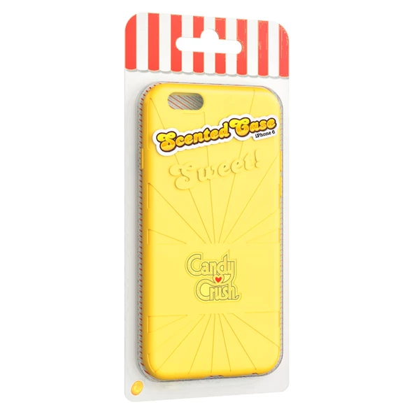 Candy Crush iPhone 6-6S Limon Silikon Kılıf (Lisanslı)