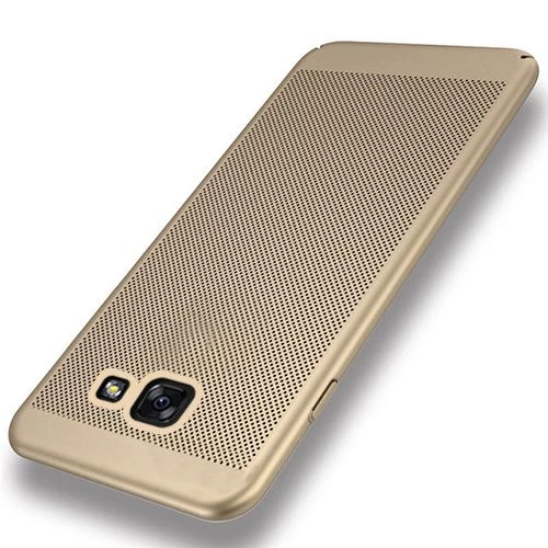 FitCase Samsung Galaxy A3 2017 Kılıf Point Sert Arka Kapak Gold