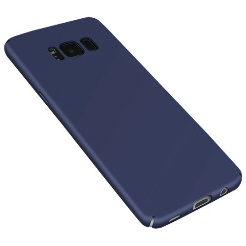 FitCase Rubber Samsung Galaxy S8 Plus Kılıf Sert Arka Kapak Lacivert