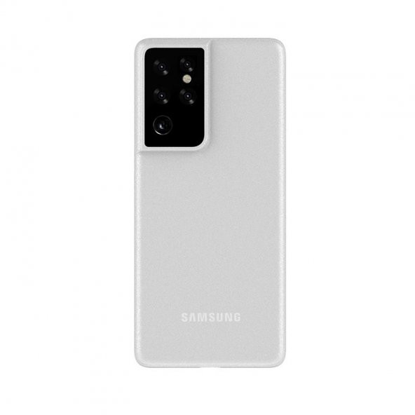 Smcase Samsung Galaxy S21 Ultra 5G Kılıf PP Hayalet Silikon