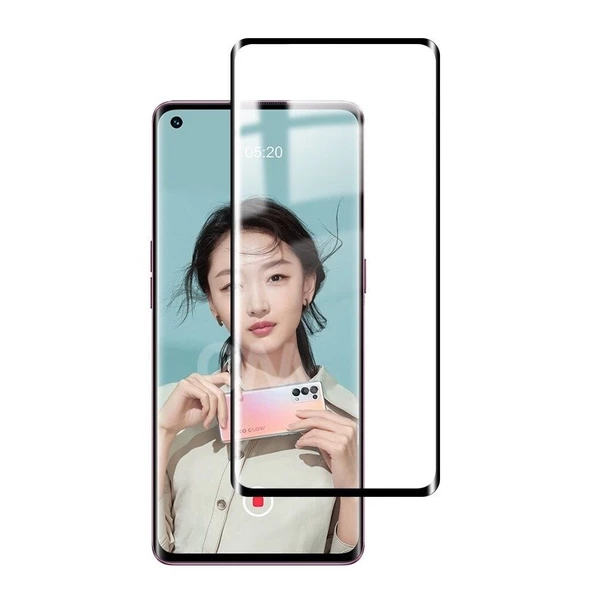 Smcase Oppo Reno 5 Pro 5G Kılıf Lüks Tpu Silikon  Tam Kapatan Ekran Koruyucu - 3