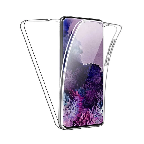 Smcase Samsung Galaxy M31S Kılıf Ön Arka 360 Korumalı Silikon