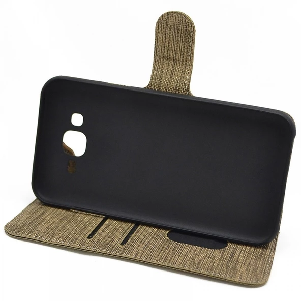 Smcase Xiaomi Redmi Note 10 Pro Kılıf Kumaş Spor Standlı Cüzdan - 7